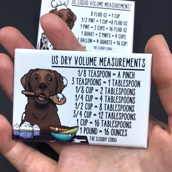 Chocolate Labrador Retriever Dog Kitchen Magnets - Picture 2 of 4